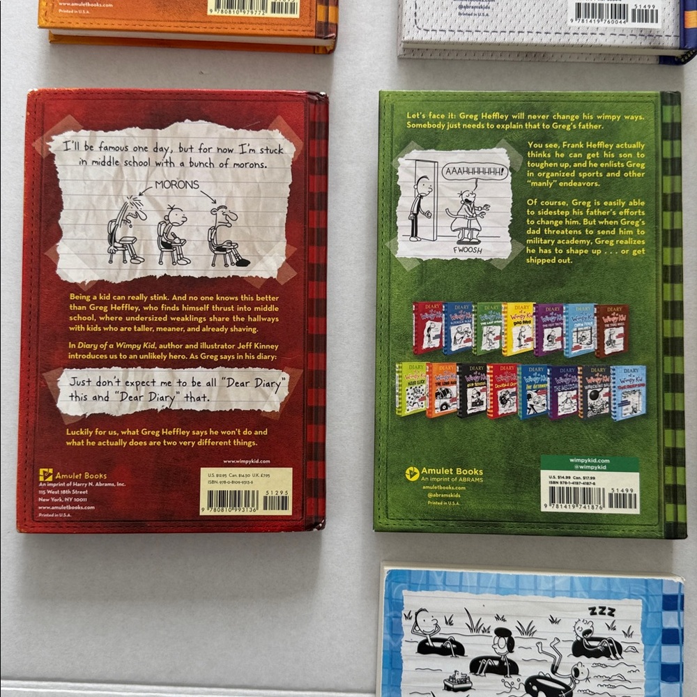Diary of a Wimpy Kid Book Set/ Bundle of 7 Books/ Hardcover Kids Reading - Picture 10 of 13